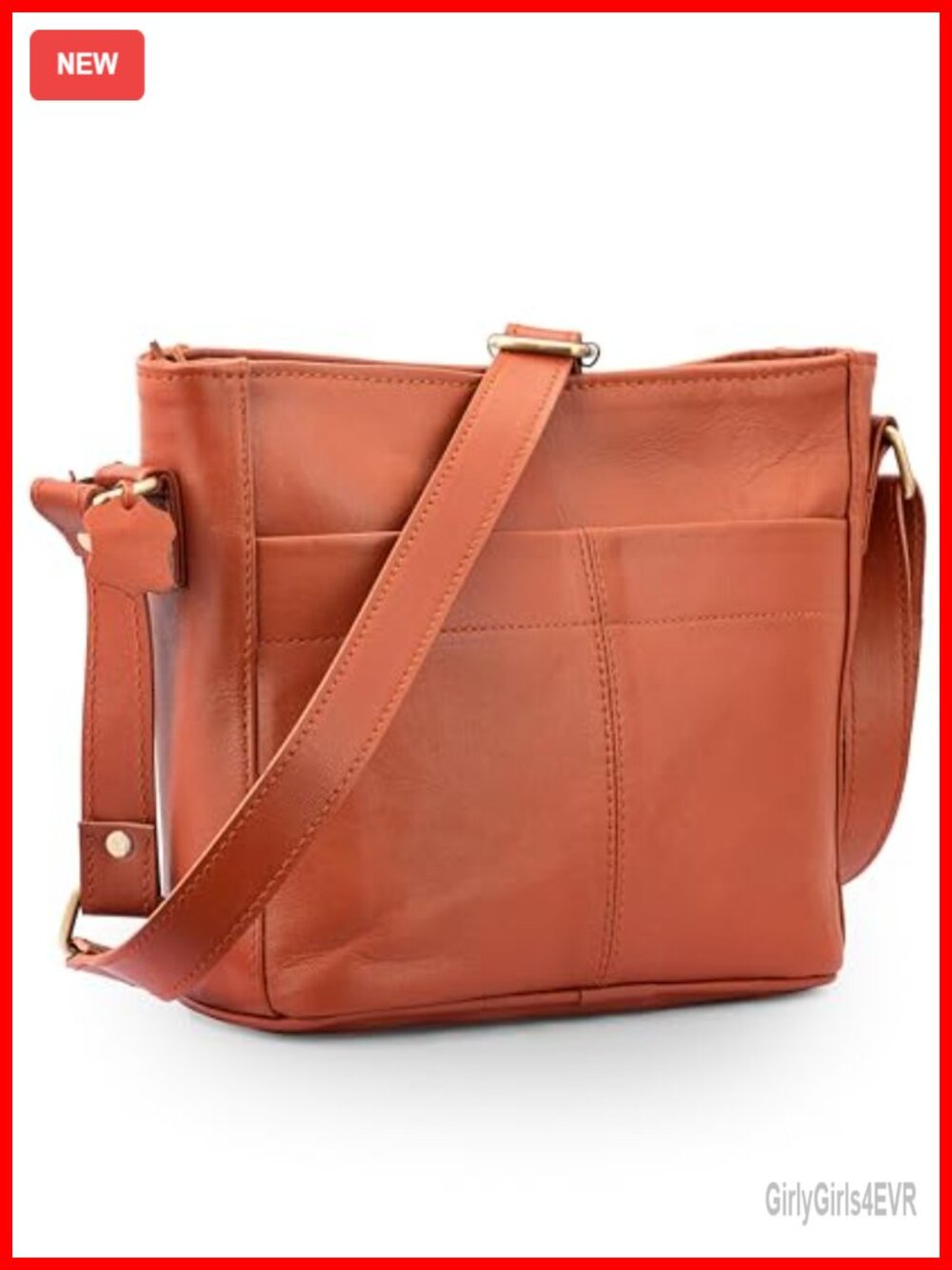 Genuine Leather Crossbody Sling Bag Handmade Shoulder Purse